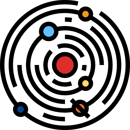 sistema solar icono gratis