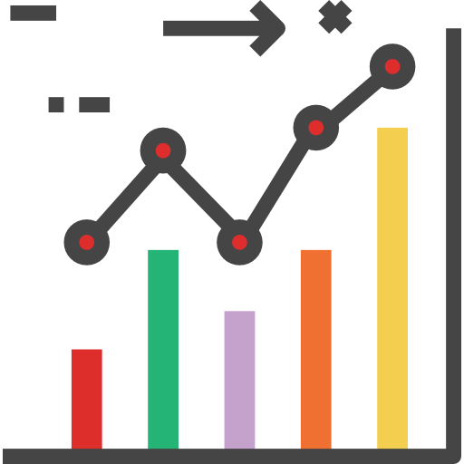 gráfico de barras icono gratis