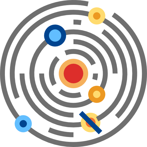 sistema solar icono gratis