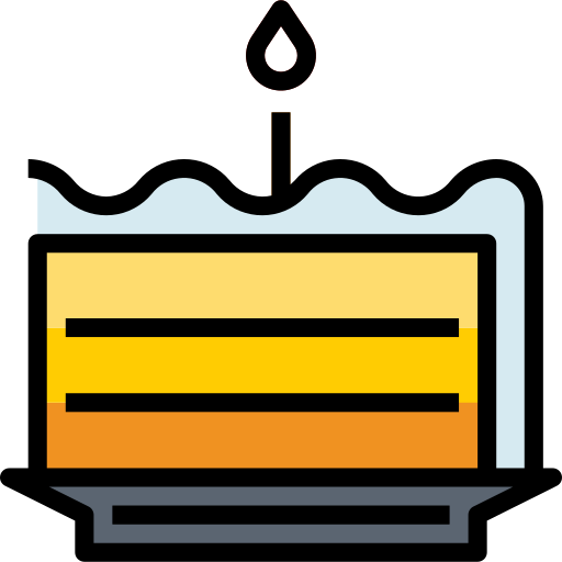 pastel de cumpleaños icono gratis