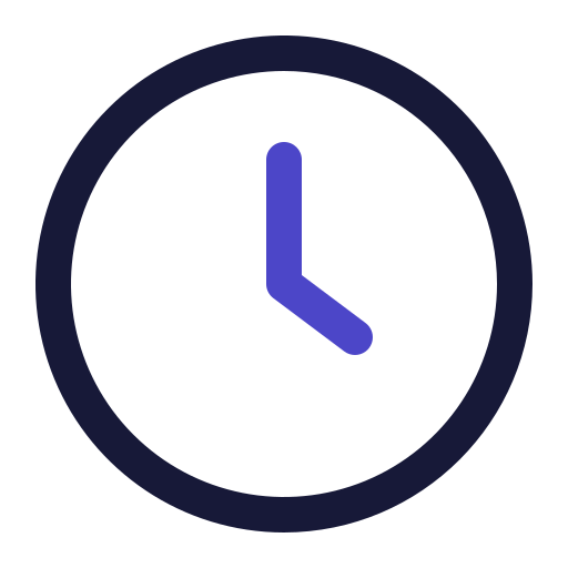 Clock Generic Outline Color icon