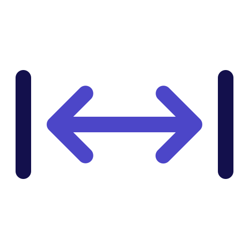 Left and right Generic Blue icon