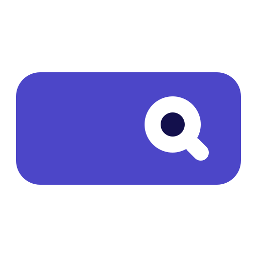 Search bar Generic Blue icon