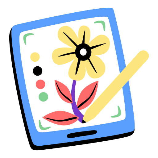 Drawing free sticker