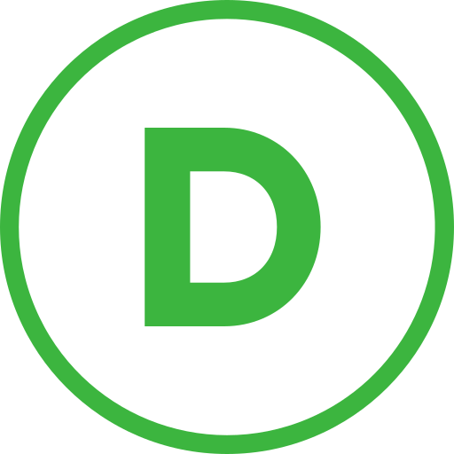 Letter d Generic Outline Color icon