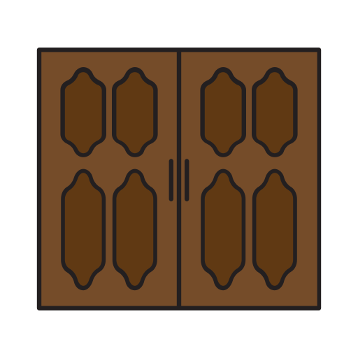 Double door free icon