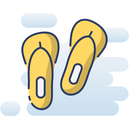 chancletas icono gratis