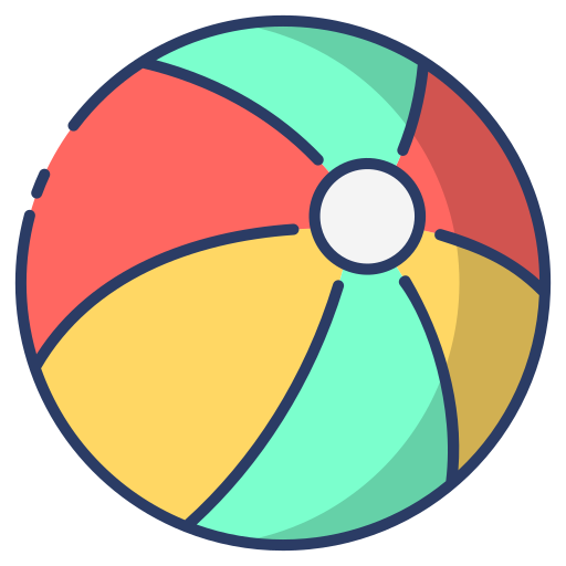 Beach ball - free icon