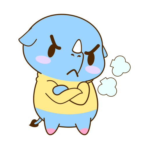 Angry free sticker Angry free sticker