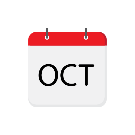 October Generic Flat icon