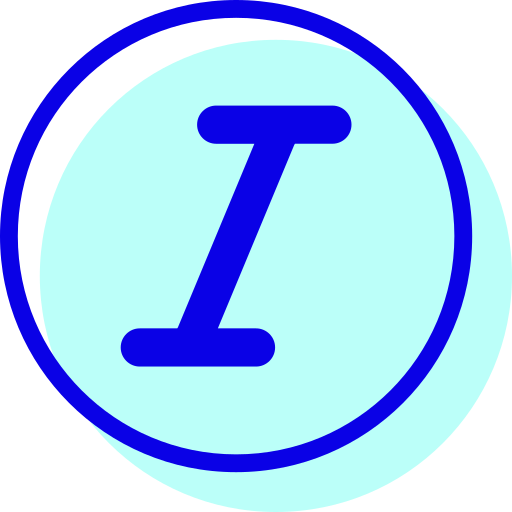 kursiv kostenlos Icon