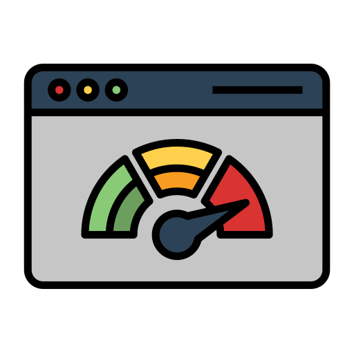 velocidad de página icono gratis
