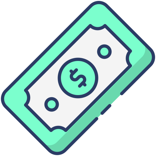 Cash Generic Outline Color icon