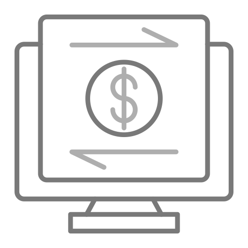 transferência online grátis ícone transferência online grátis ícone