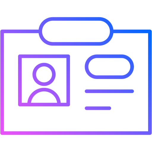 tarjeta de identificación icono gratis