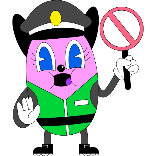 Police free sticker Police free sticker