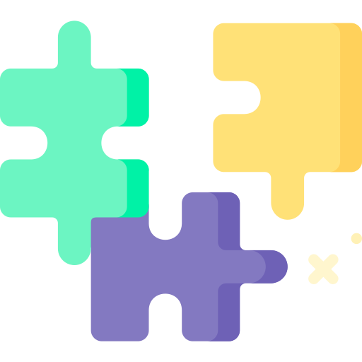 Puzzle Special Flat icon