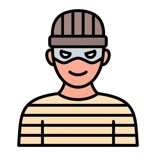 Criminal free icon