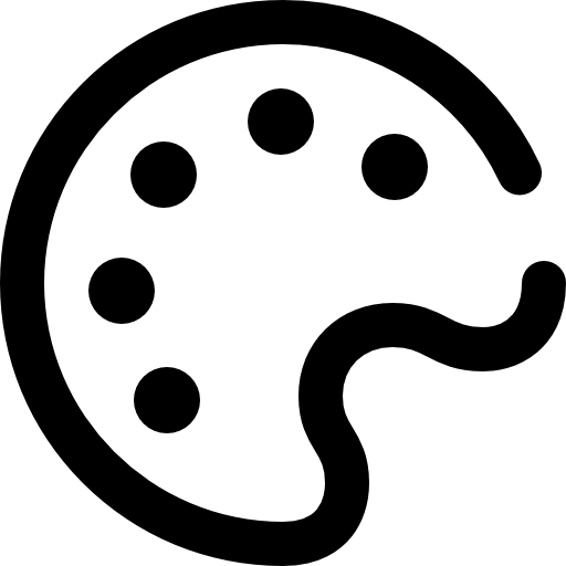 paleta de pintura icono gratis