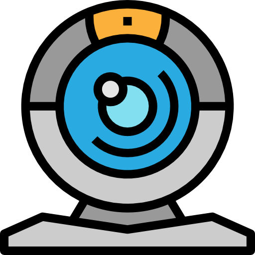 cámara web icono gratis