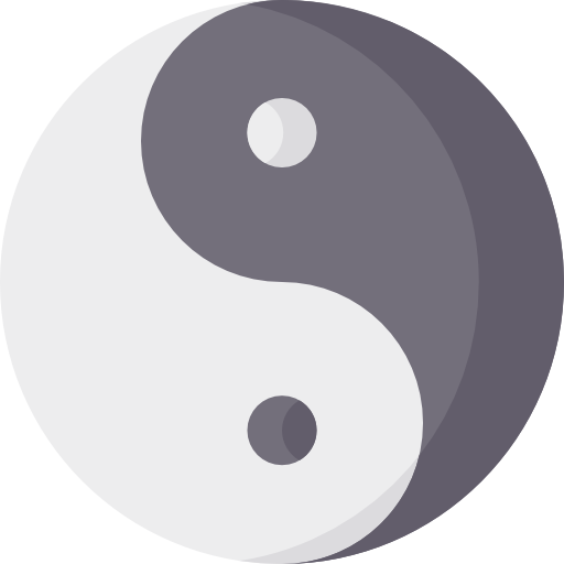 yin yang icono gratis