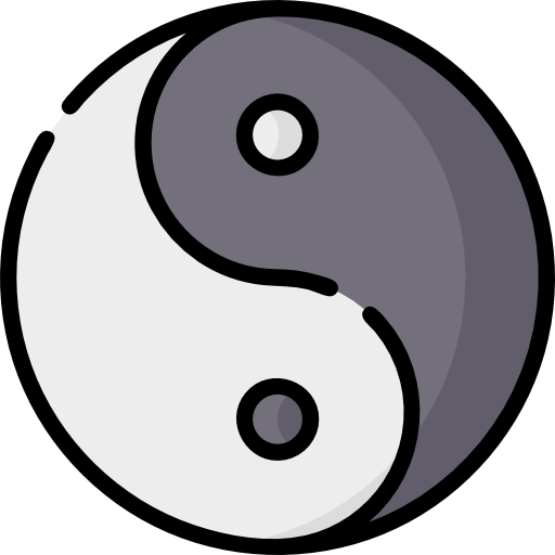 yin yang icono gratis