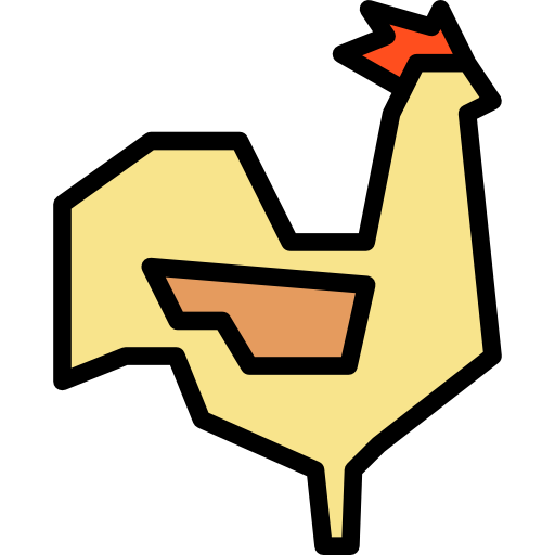 poulet Icône gratuit poulet Icône gratuit