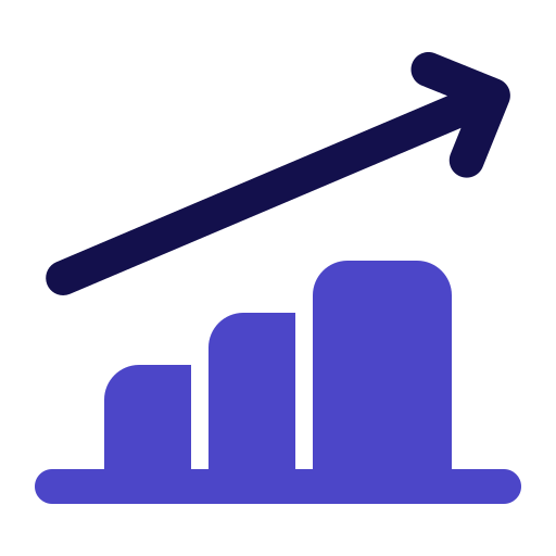 crecimiento icono gratis