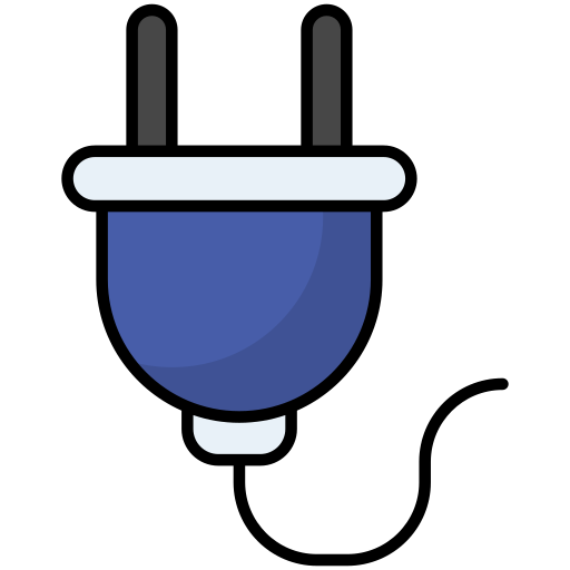 Plug free icon Plug free icon