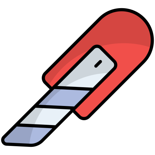 cortador icono gratis