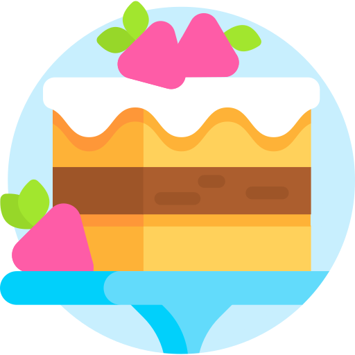 Cake Detailed Flat Circular Flat icon