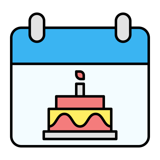 cumpleaños icono gratis