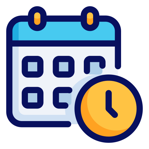 Schedule Generic Outline Color icon