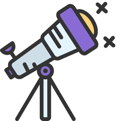 Telescope free icon Telescope free icon