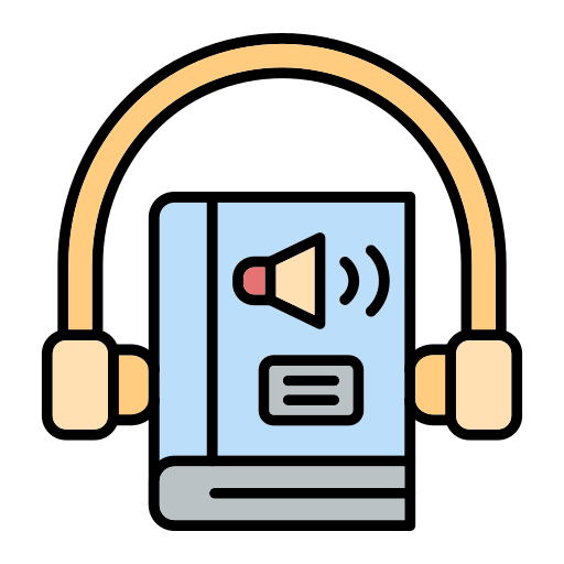 audio libro icono gratis