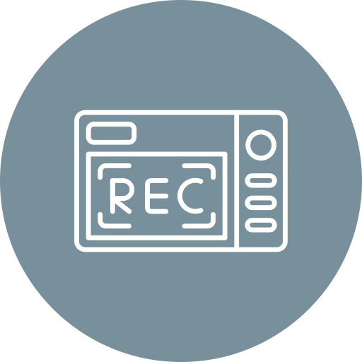 enregistrement video Icône gratuit enregistrement video Icône gratuit