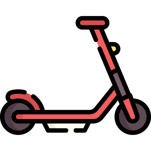 Kick scooter Special Lineal color icon