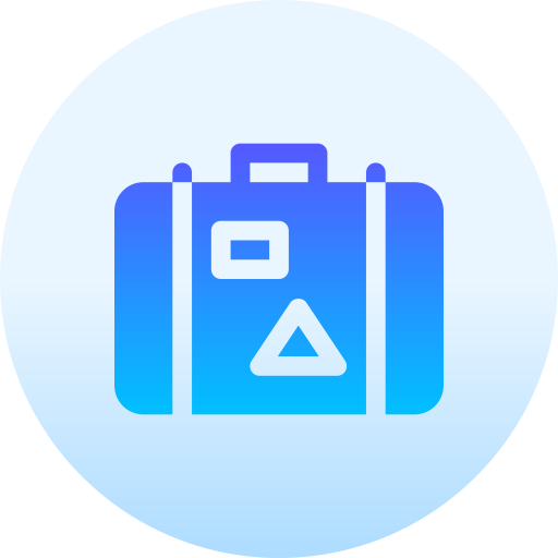 Travelling free icon