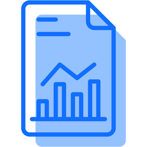 reporte de negocios icono gratis