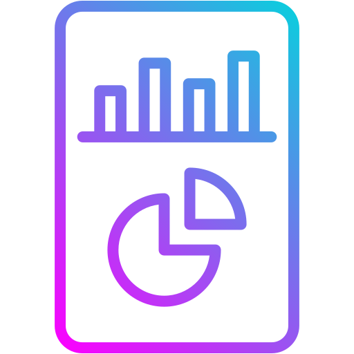 reporte de negocios icono gratis