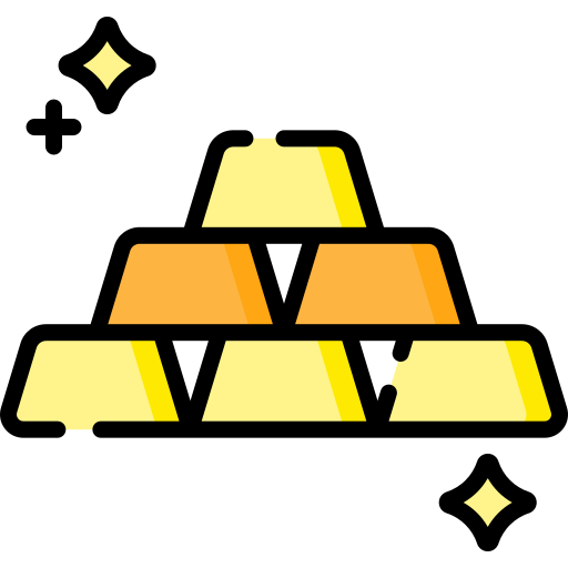 Gold Ingots Special Lineal color icon