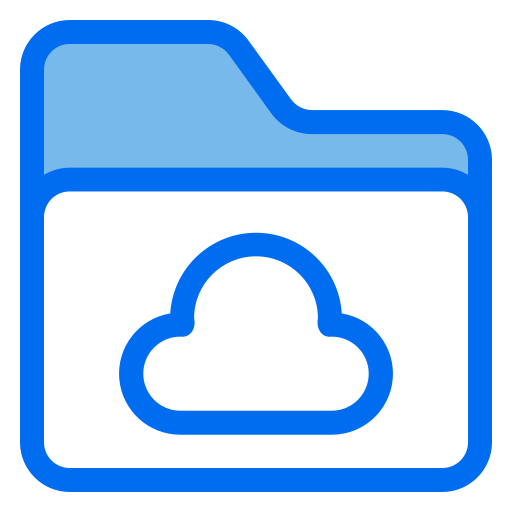 Folder Generic Blue icon