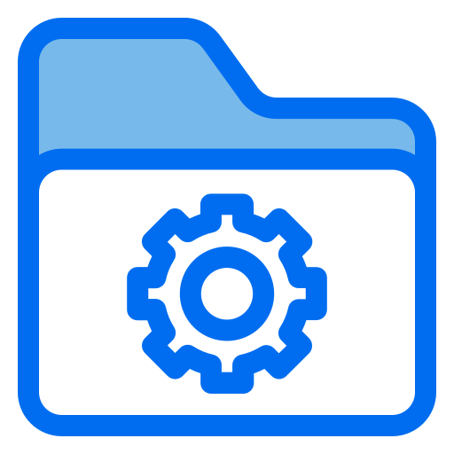 Folder Generic Blue icon