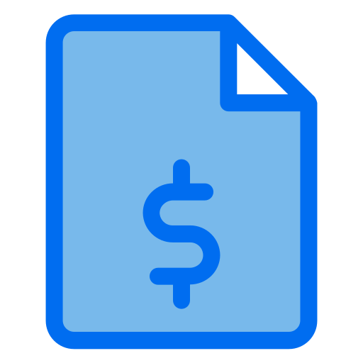 File Generic Blue icon