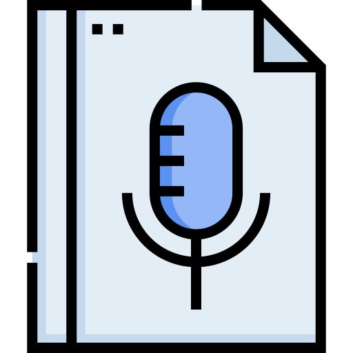 archivo de audio icono gratis