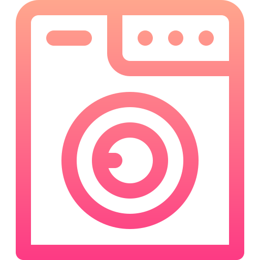 Washing machine Basic Gradient Lineal color icon