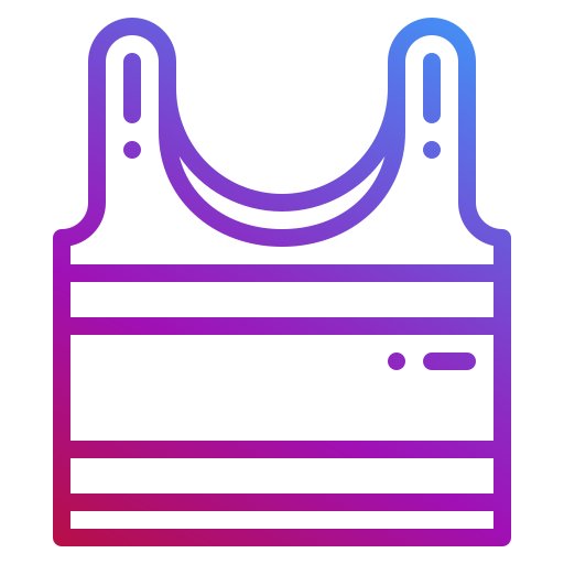 camiseta sin mangas icono gratis