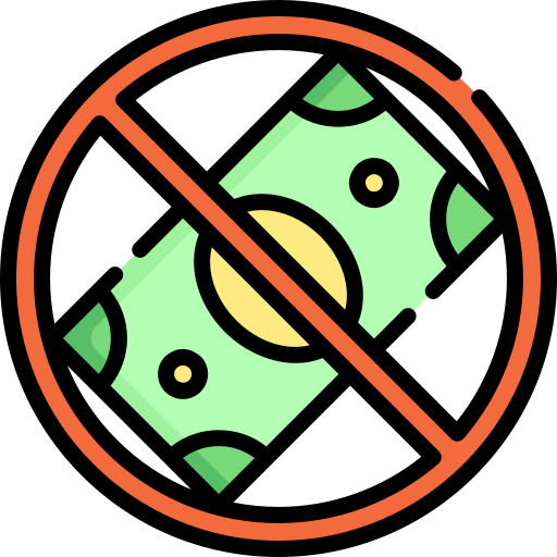 No corruption Special Lineal color icon