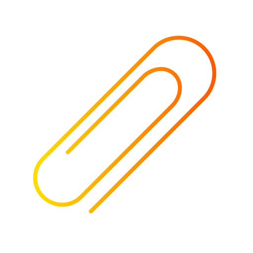 Paper clip Generic Gradient icon