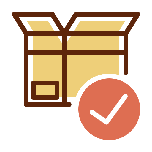 entregado icono gratis